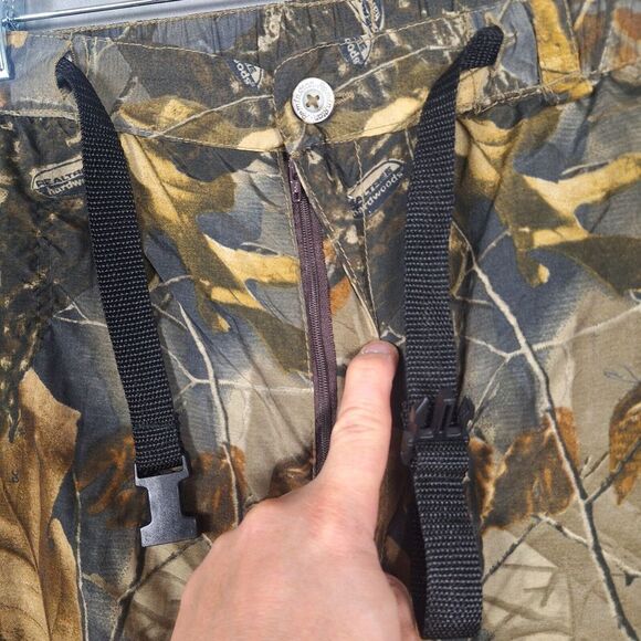 Remington Mossy Oak Camo Convertible Hunting Pants/shorts Mens 2XL (40) belted - Picture 3 of 13